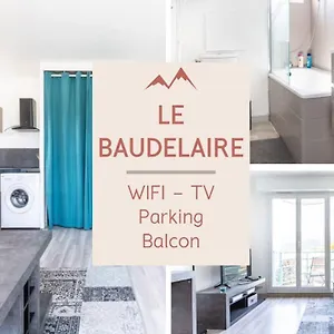 Le Baudelaire - Cosy Et Parking à Appartement